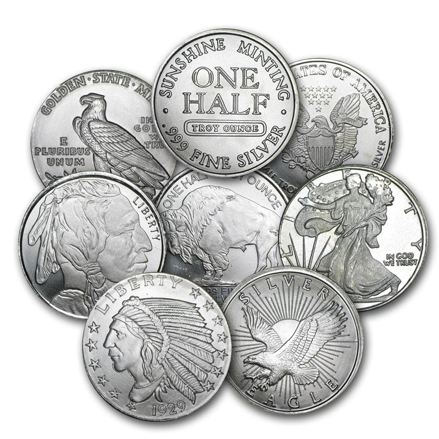 Generic 1/2 oz Silver Round (Secondary) (Random)
