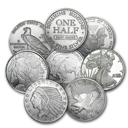 Generic 1/2 oz Silver Round (Secondary) (Random)