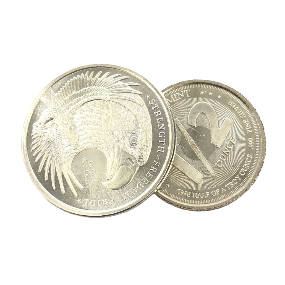 Lot of 2 1/2 oz Silver Rounds