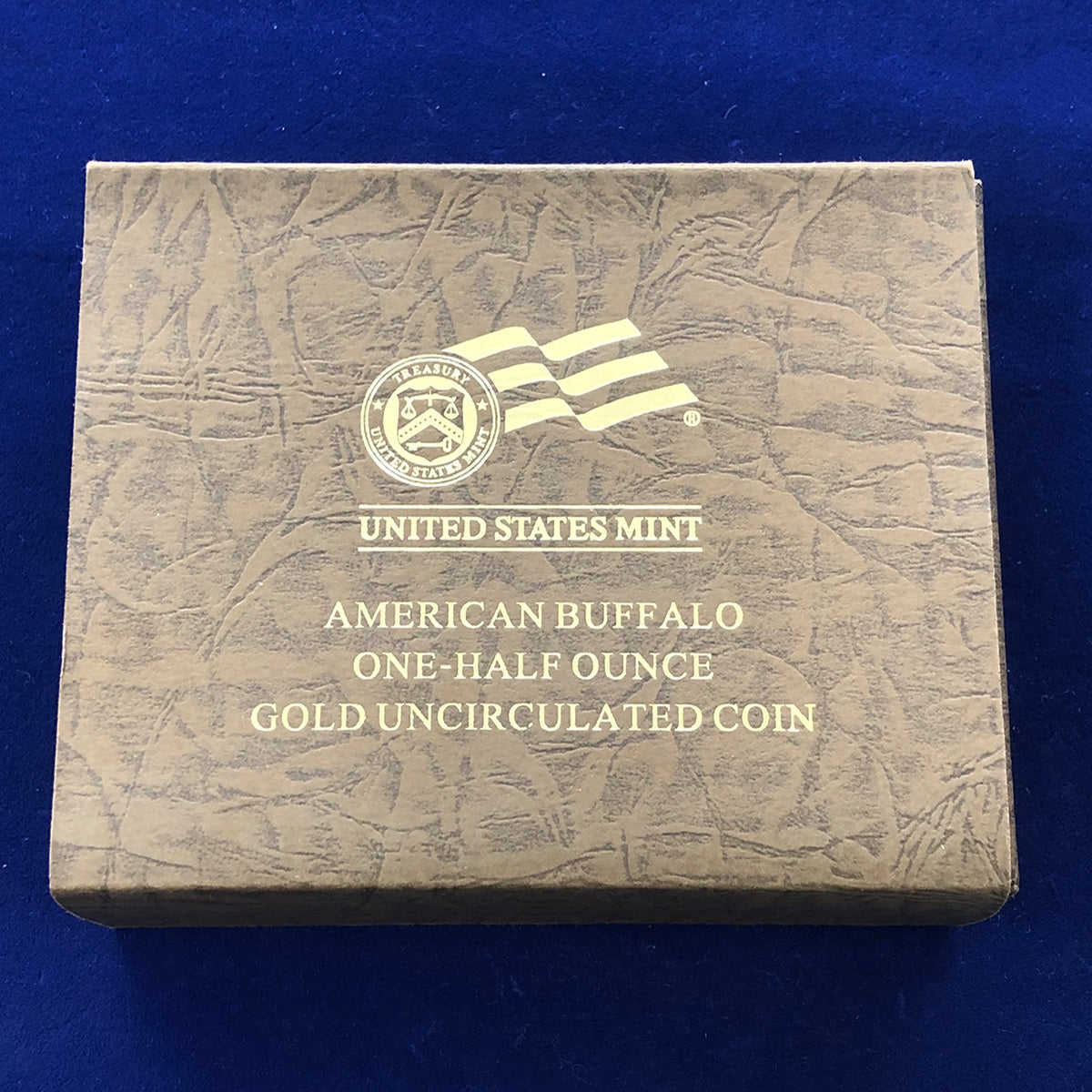 2008-W 1/2 Oz Burnished American Gold Buffalo (With Box & CoA)