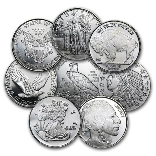 Generic 1/4 oz Silver Round (Secondary) (Random)