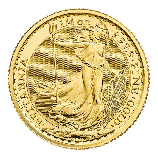 British 1/4 oz Gold Britannia (BU)