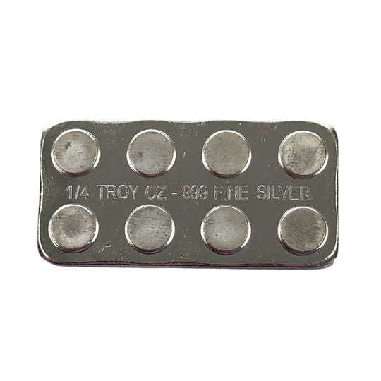 Monarch Metals 1/4 oz Silver Building Block Bar