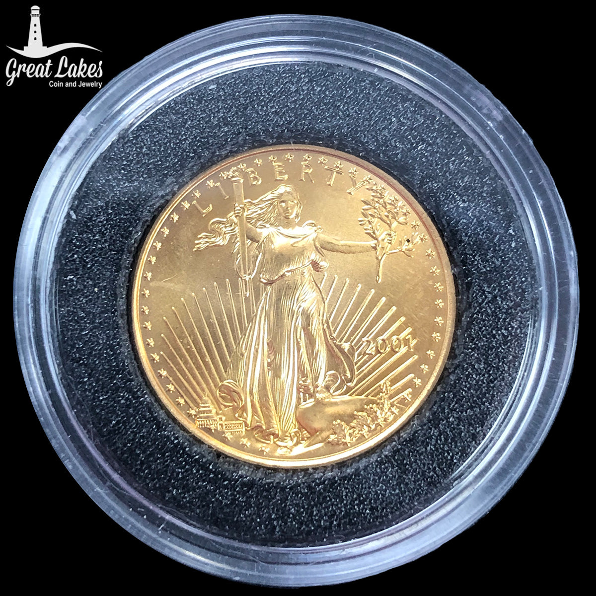 1/4 oz American Gold Eagle BU (Random Year)