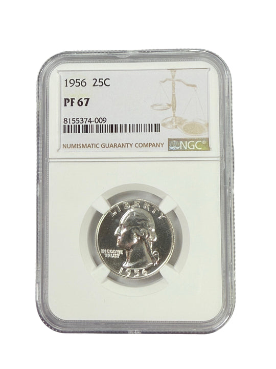 1956 Washington Quarter NGC PF67