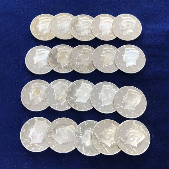 $6 FV Modern 90% Silver Half Dollars