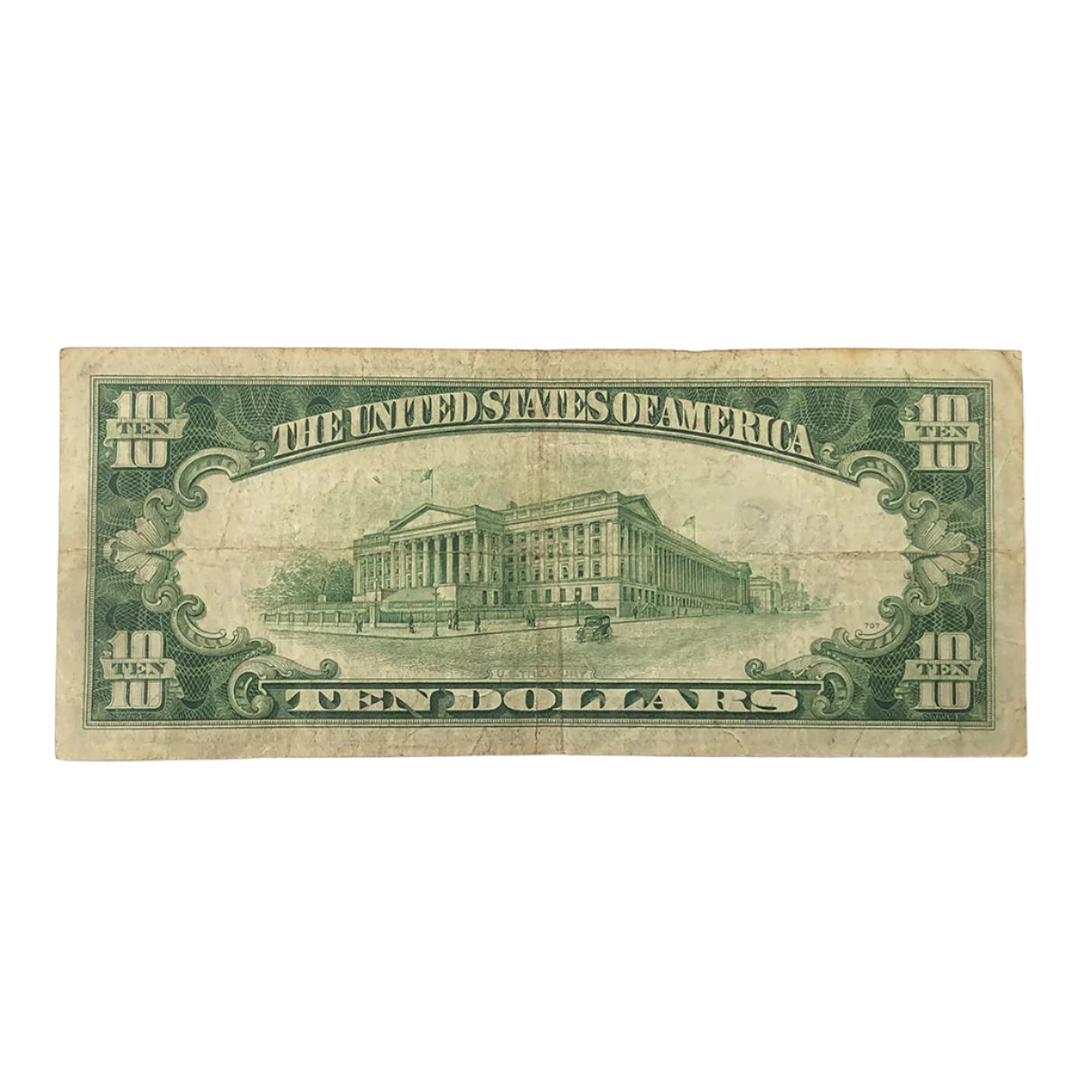 1934-A $10 North Africa Note (F)