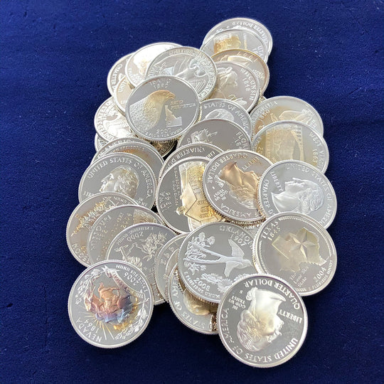 $6 FV Modern 90% Silver Quarters