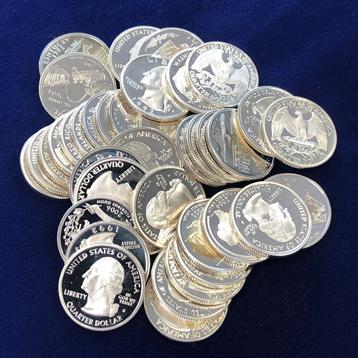 $10 FV Modern 90% Silver Quarters