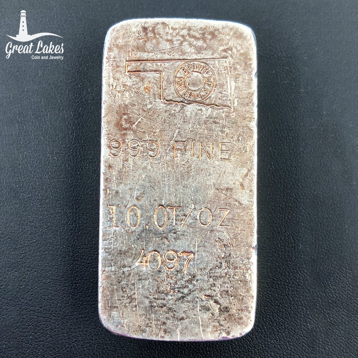 Brown Materials Co 10 oz Silver Bar