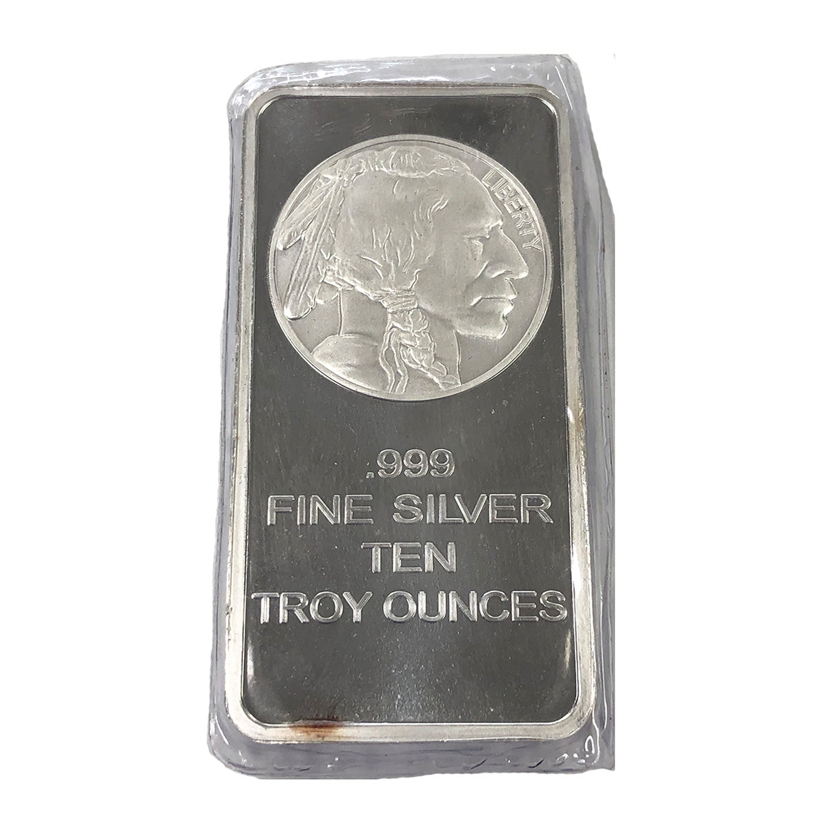 SilverTowne Mint 10 oz Silver Buffalo Bar (Secondary Market)