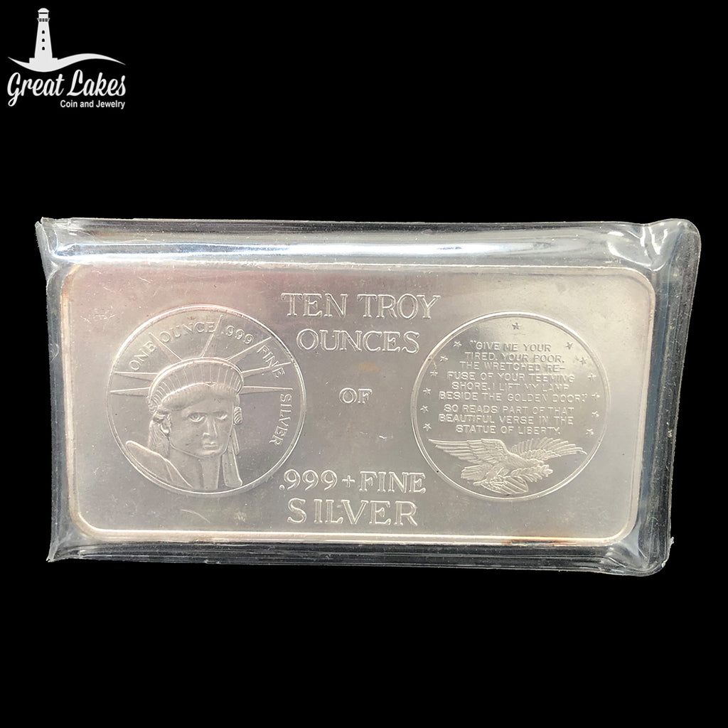 South East Refining 10 oz Silver Bar (Secondary Market) - Great