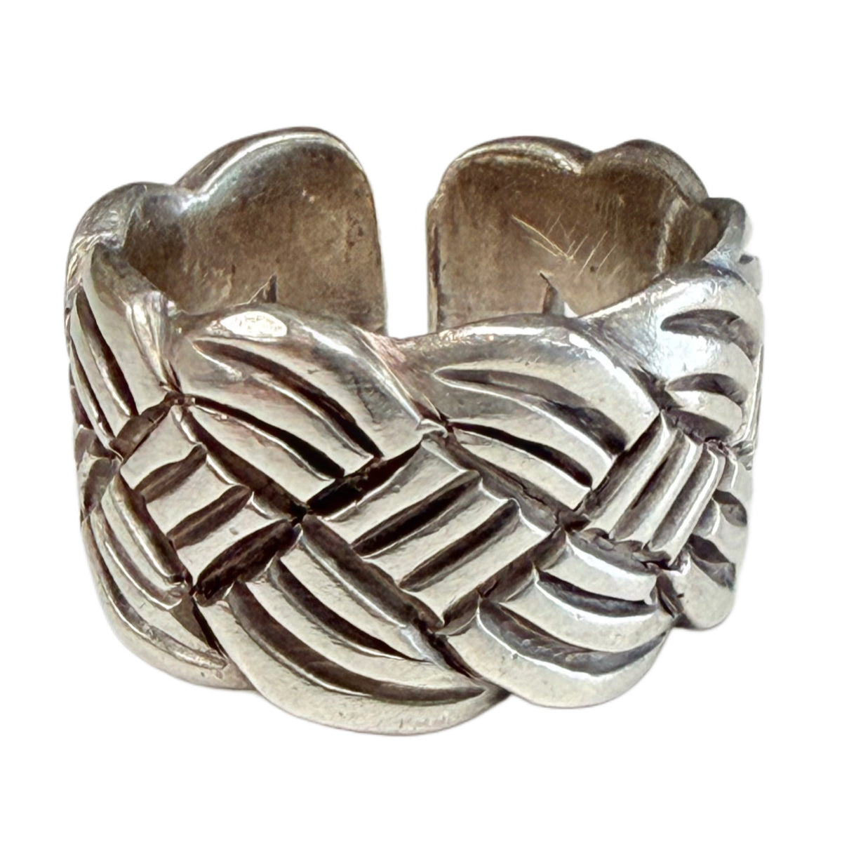 Braided Silver Ring