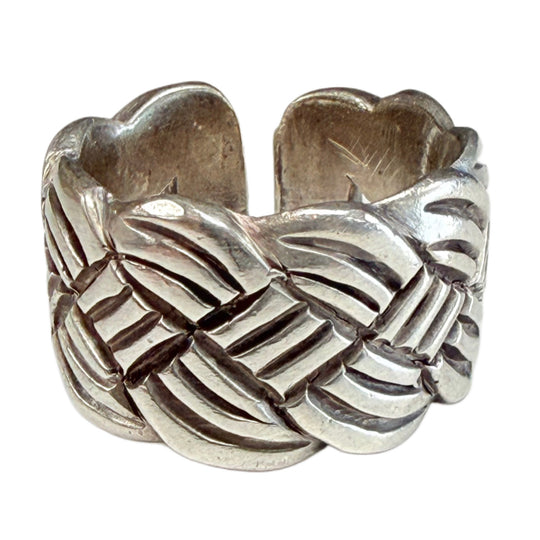 Braided Silver Ring