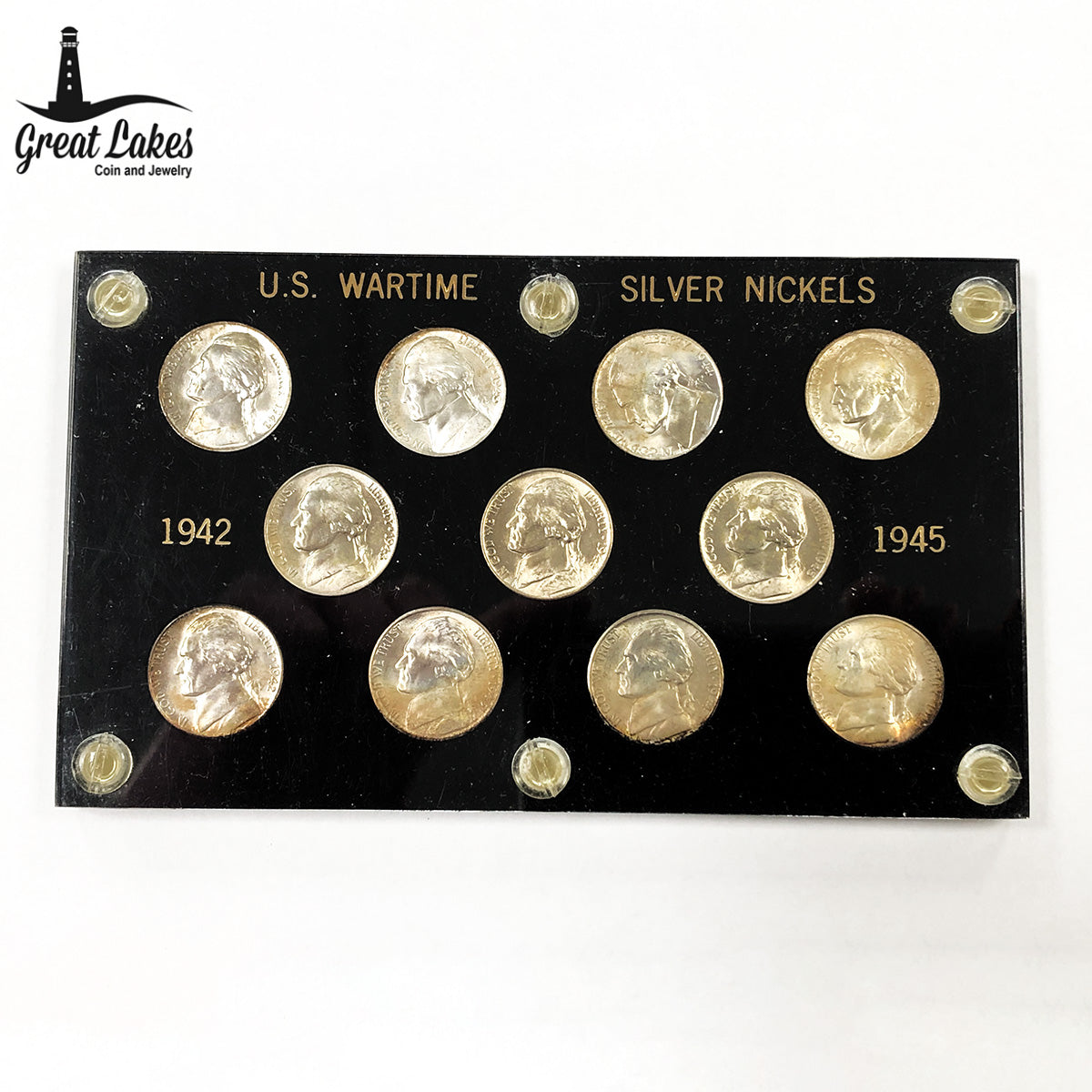 11 Piece War Nickel Set (Uncirculated)