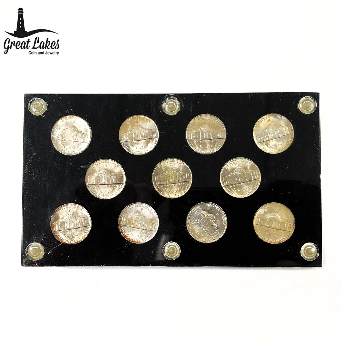 11 Piece War Nickel Set (Uncirculated)