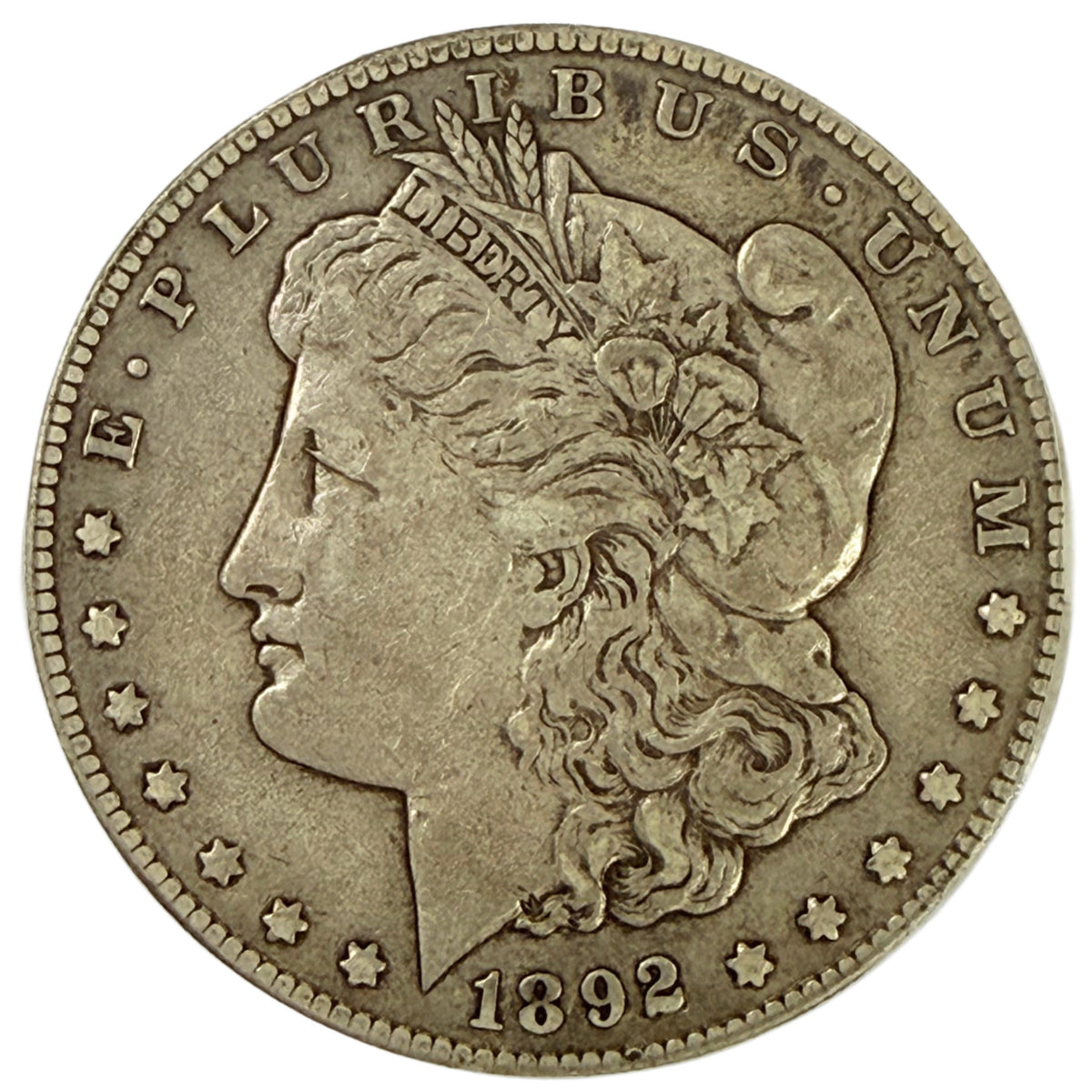 1892-CC Morgan Silver Dollar PCGS VF35