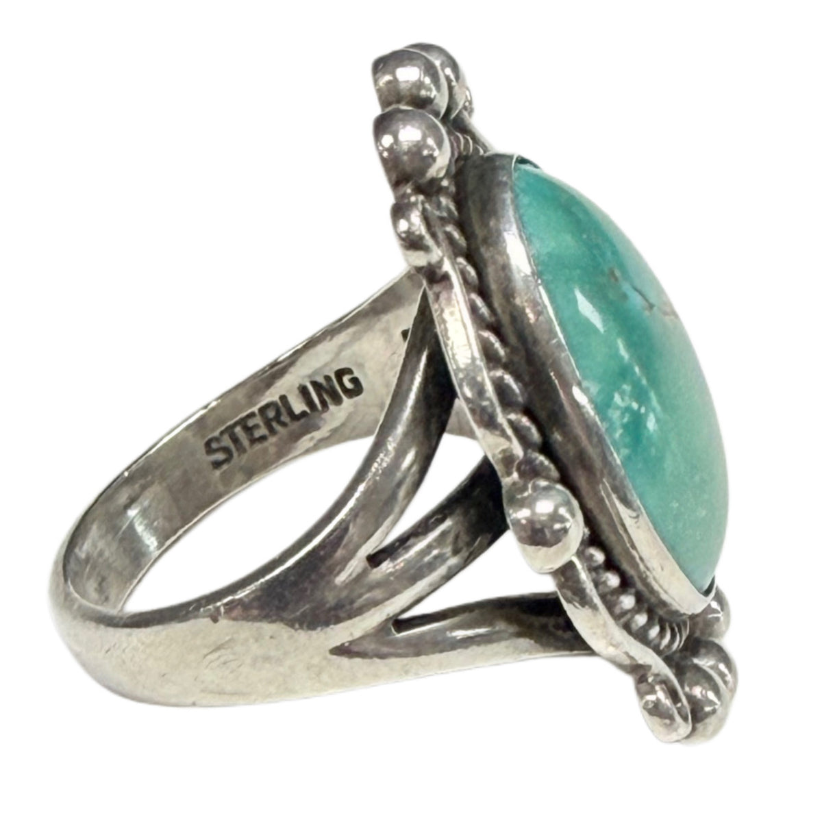 Native American Silver & Turquoise Ring