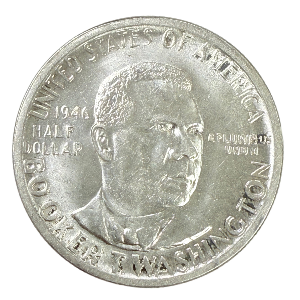 1946 Booker T. Washington Commemorative Half Dollar (AU)