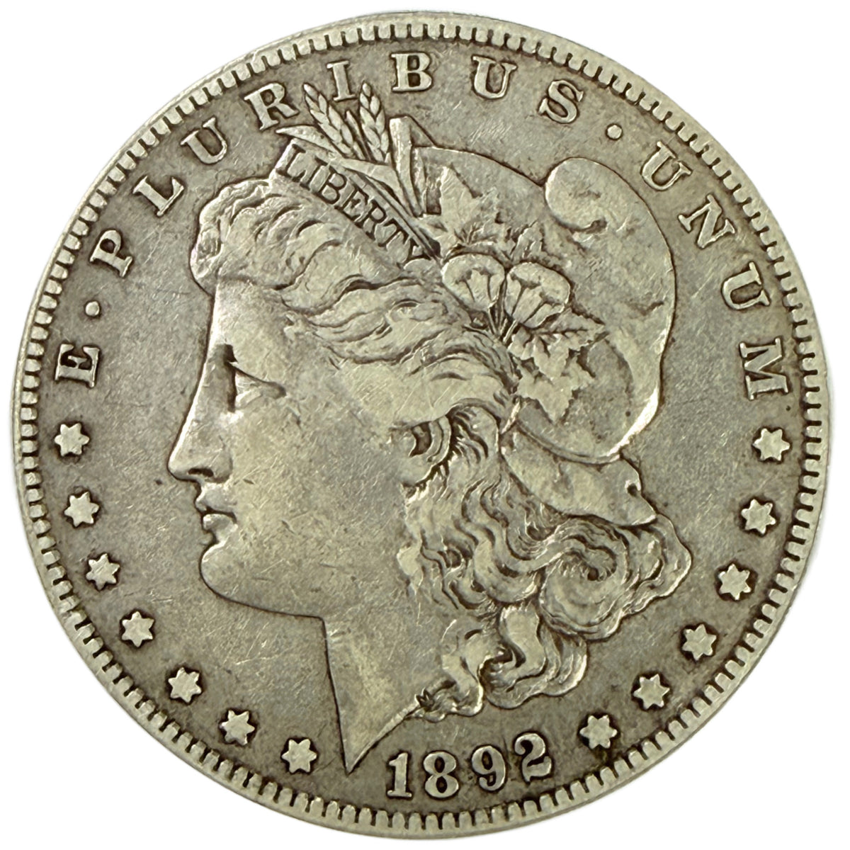 1892-S Morgan Silver Dollar PCGS VF25