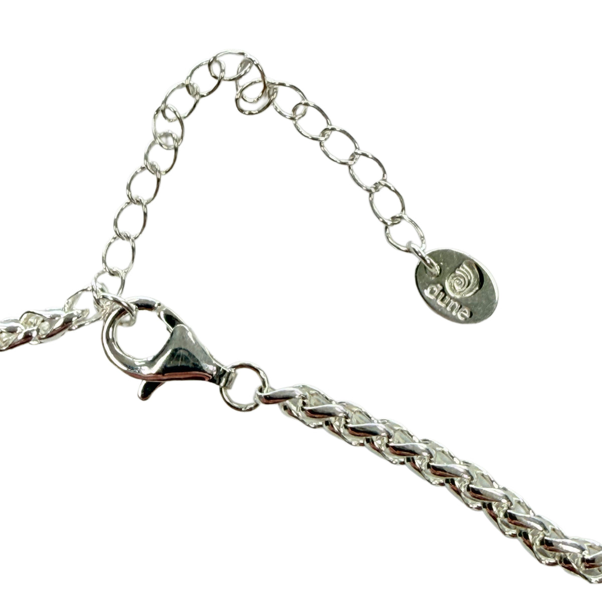 Dune Mother of Pearl Gradient Cushion Cut Nautical Necklace