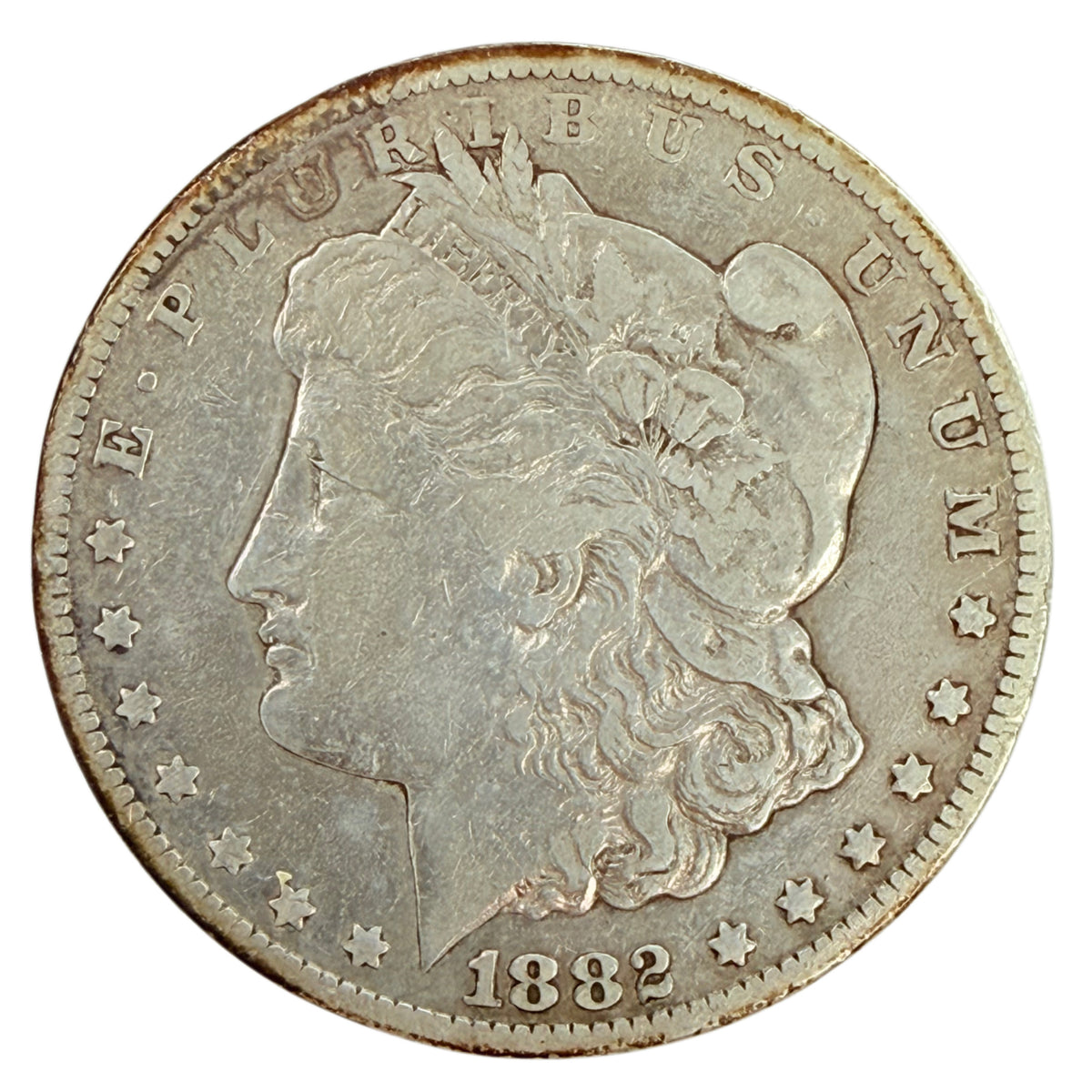 1882-CC Morgan Silver Dollar (VF Details)