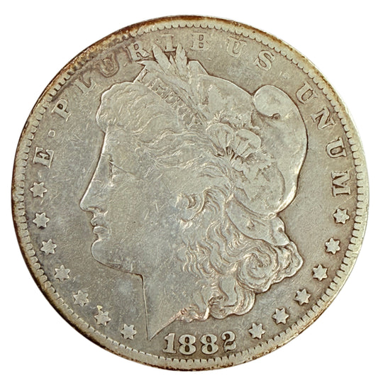 1882-CC Morgan Silver Dollar (VF Details)