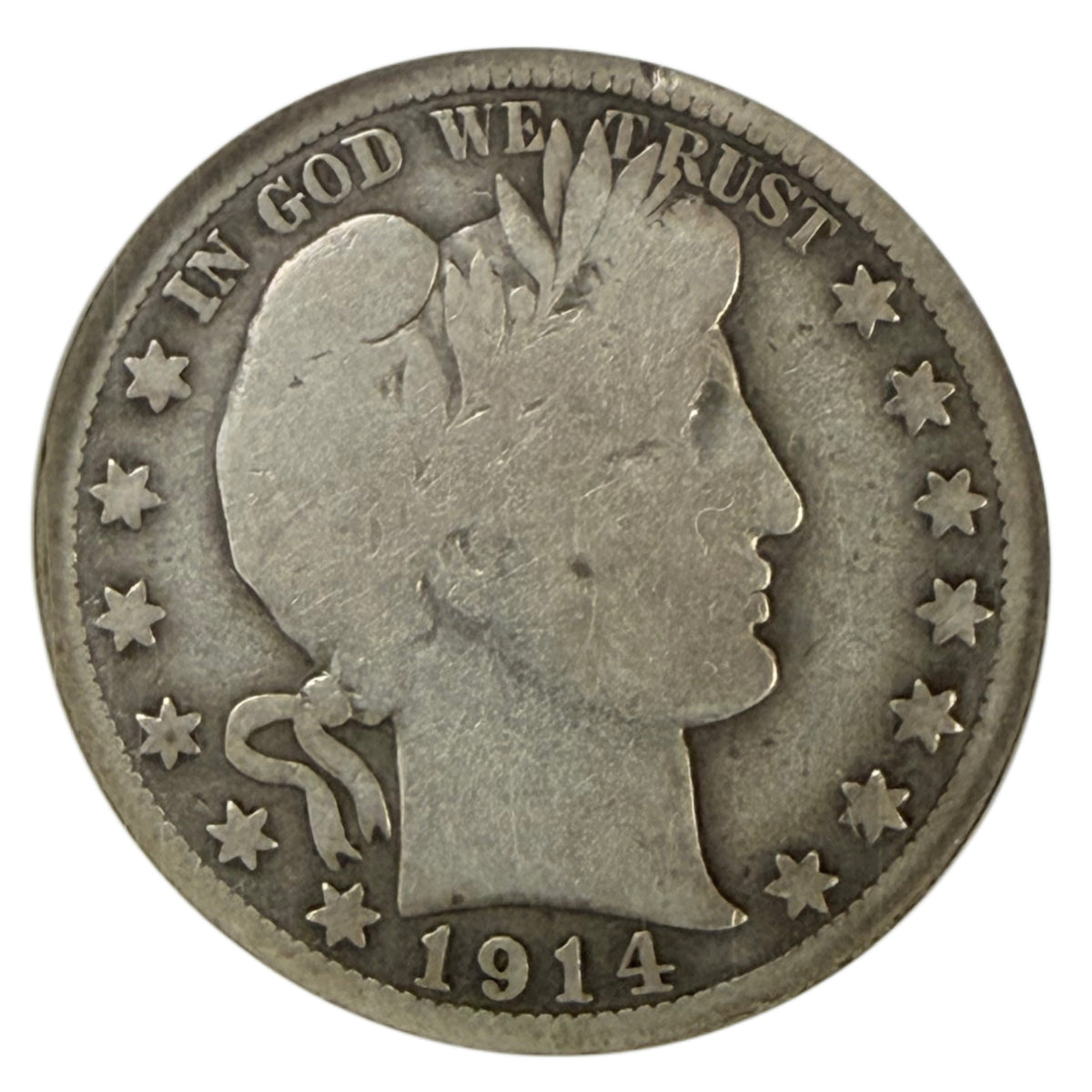 1914 Barber Half Dollar NGC VG8 CAC