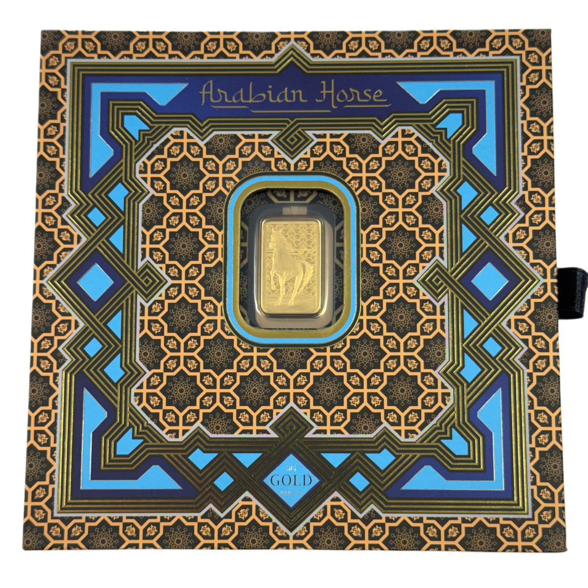 Pamp Arabian Horse 5g Gold Bar with Pendant (Secondary)