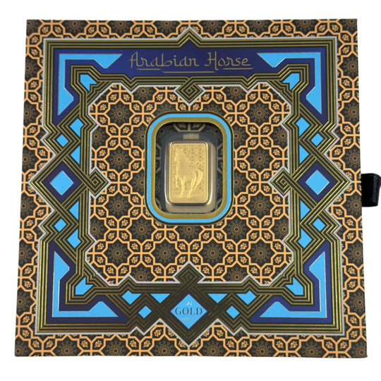 Pamp Arabian Horse 5g Gold Bar with Pendant (Secondary)