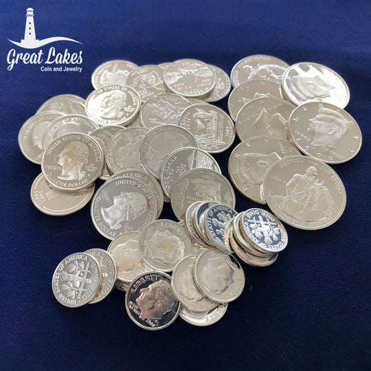 $13 FV Mixed Modern 90% Silver