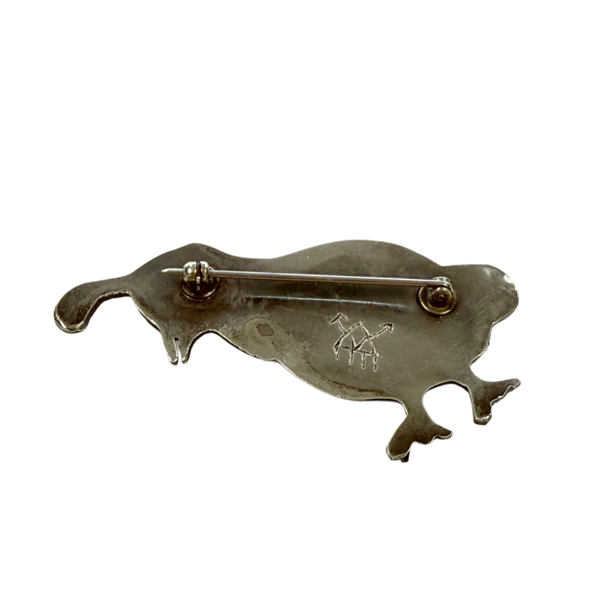 Silver & Turquoise Bird Pin