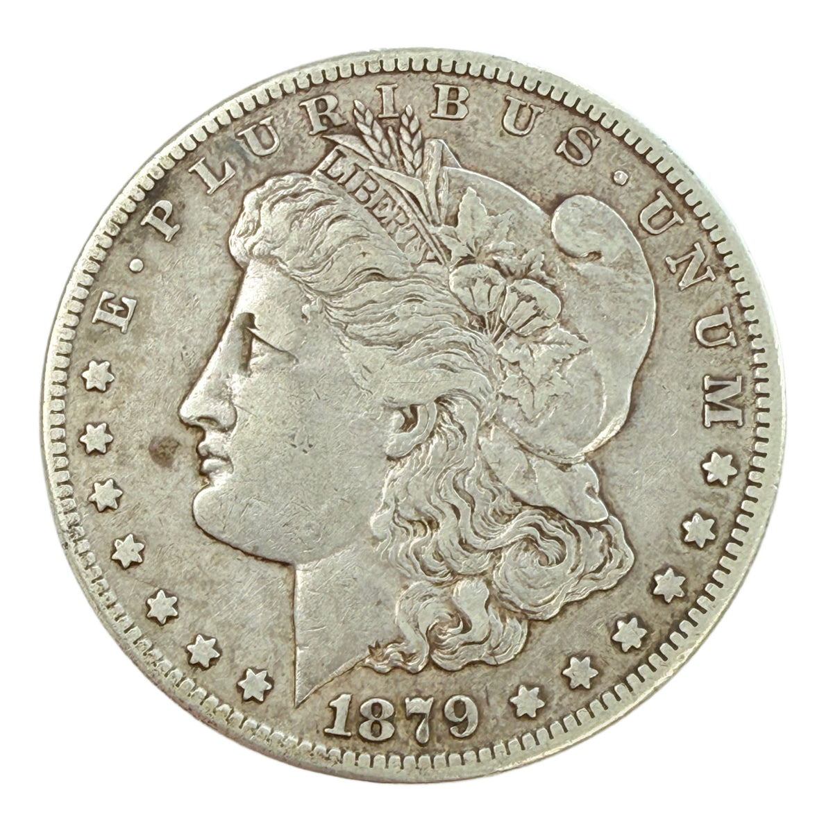 1879-CC Morgan Silver Dollar (XF Details)