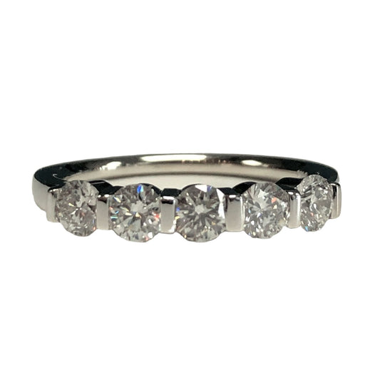 14k White Gold Diamond Ring