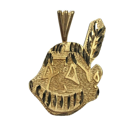 14k Chief Wahoo Cleveland Indians Pendant