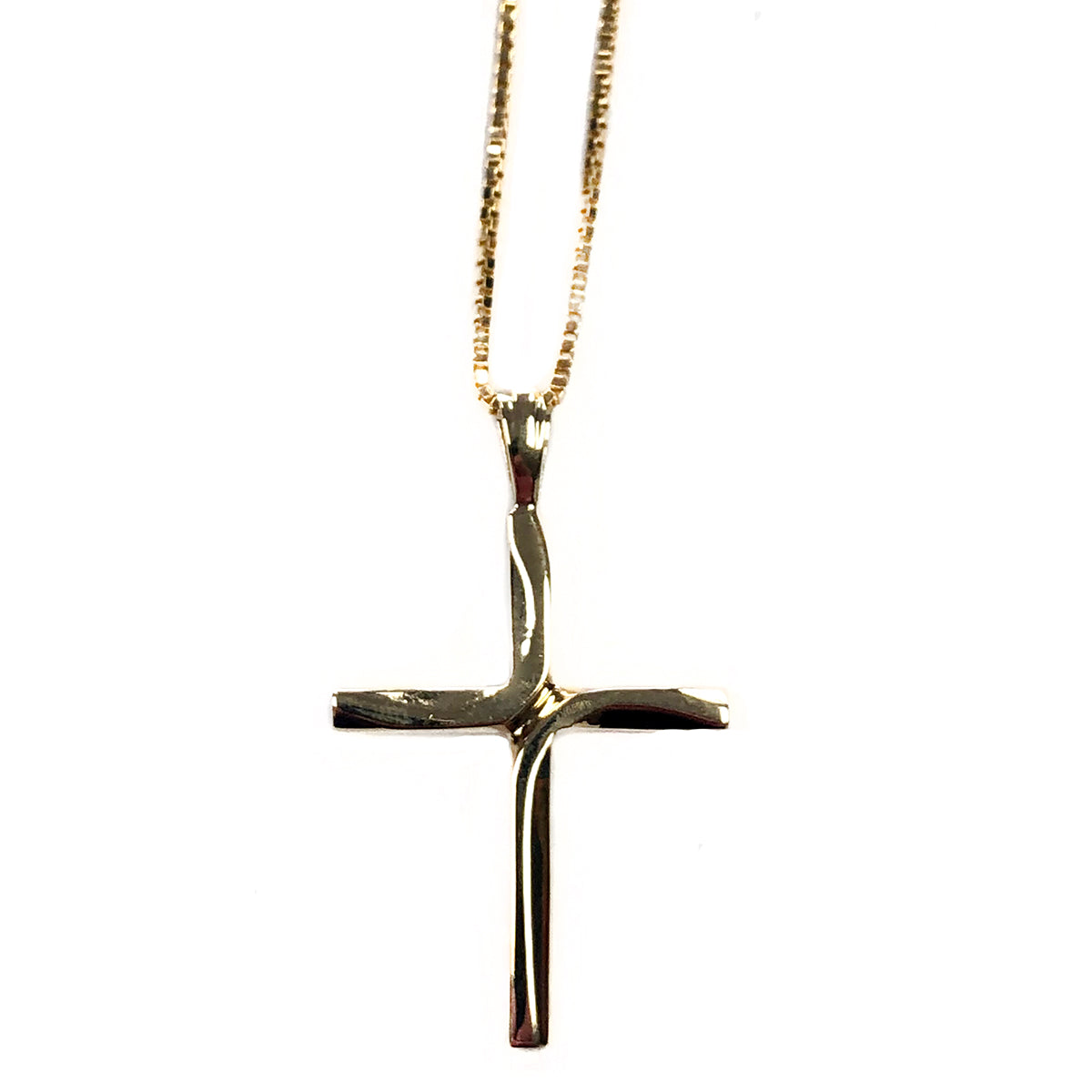 14k Gold Cross Necklace