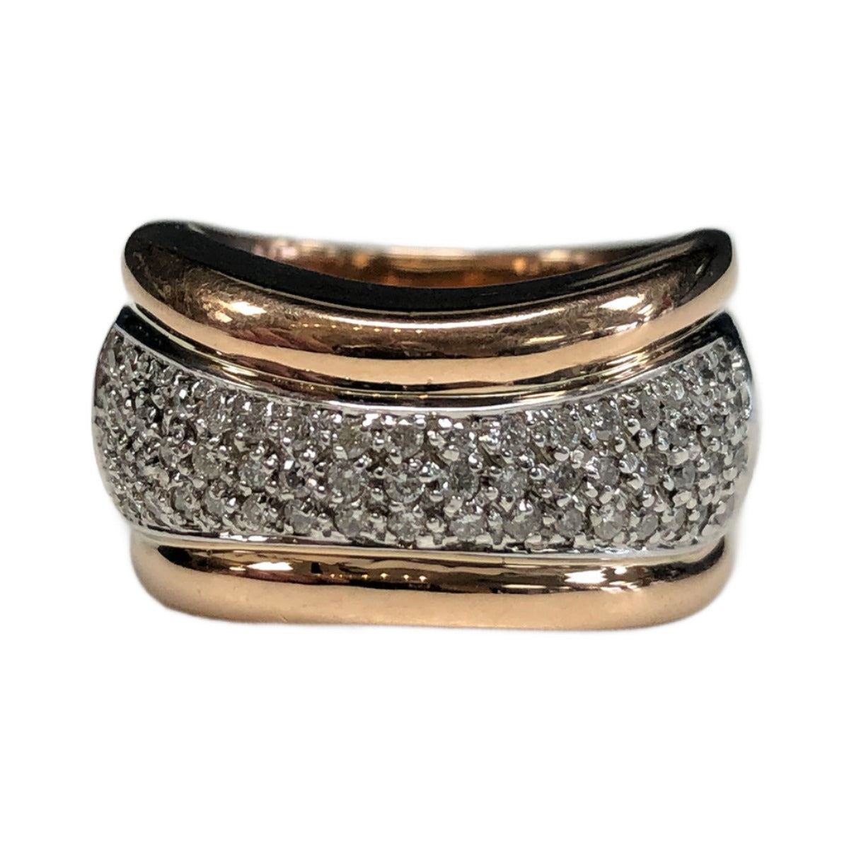 Sonia B 14k Rose Gold &amp; Diamond Ring