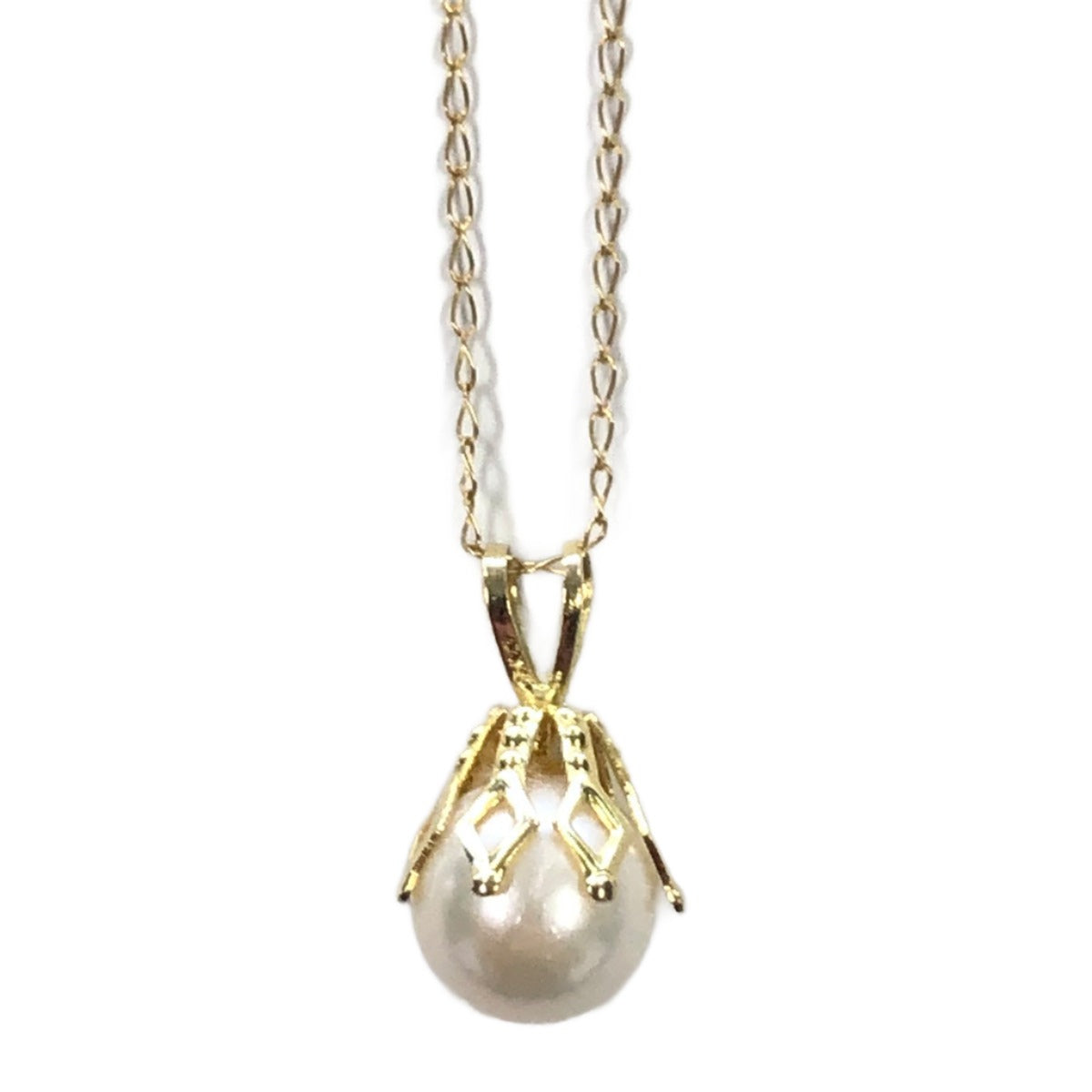 14k Gold &amp; Pearl Necklace