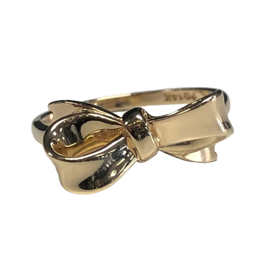 14k Gold Bow Ring