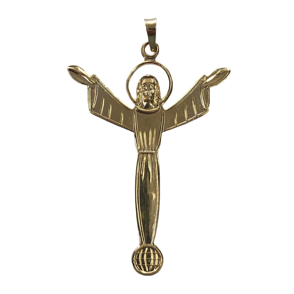 14k Gold Christ is Risen Pendant