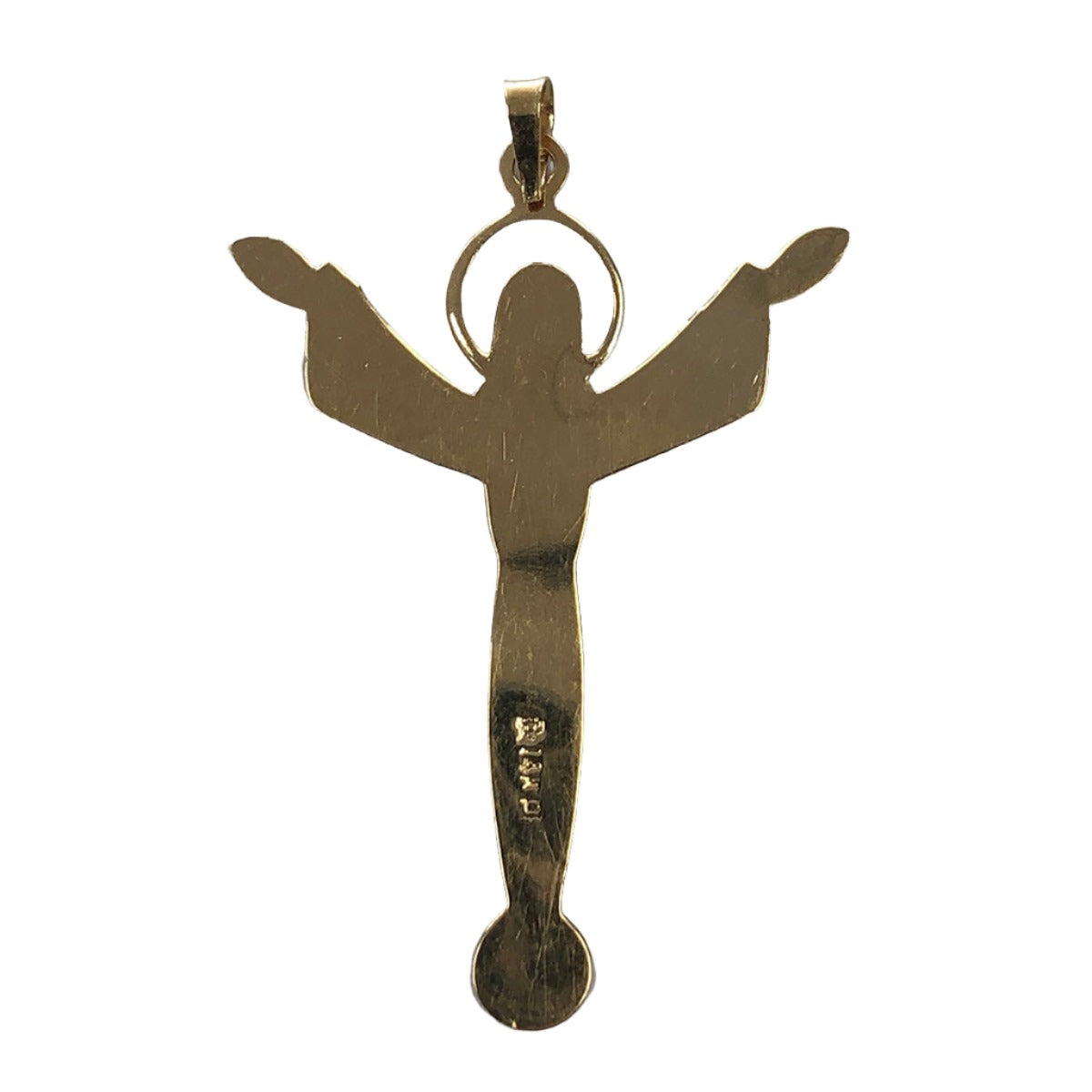 14k Gold Christ is Risen Pendant