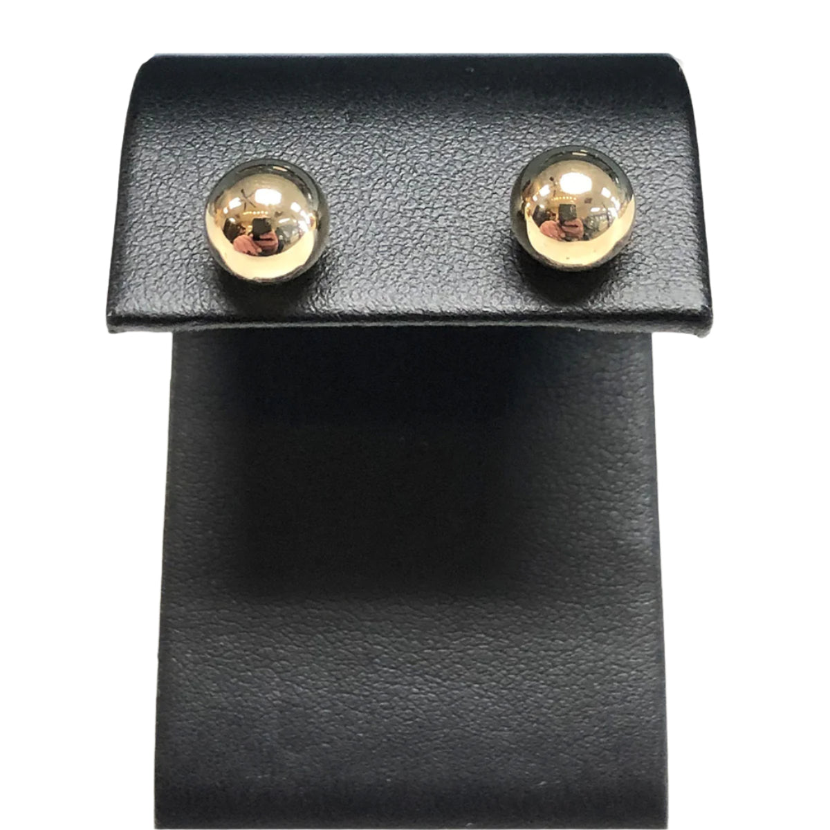 14k Yellow Gold Ball Stud Earrings