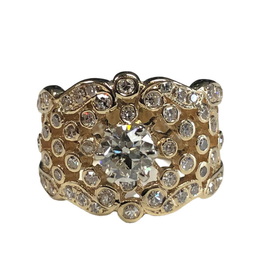 14k Gold & Diamond Ring