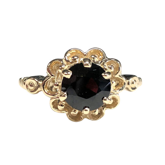 14k Gold & Garnet Ring