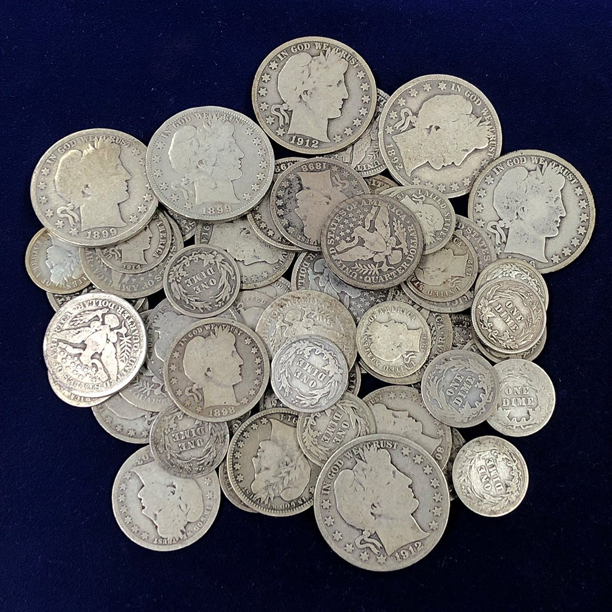 $15.30 FV Barber Coinage (Average Circulated / Better)