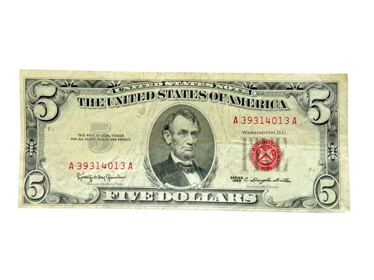 1963 $5 Legal Tender Note (F / VF)