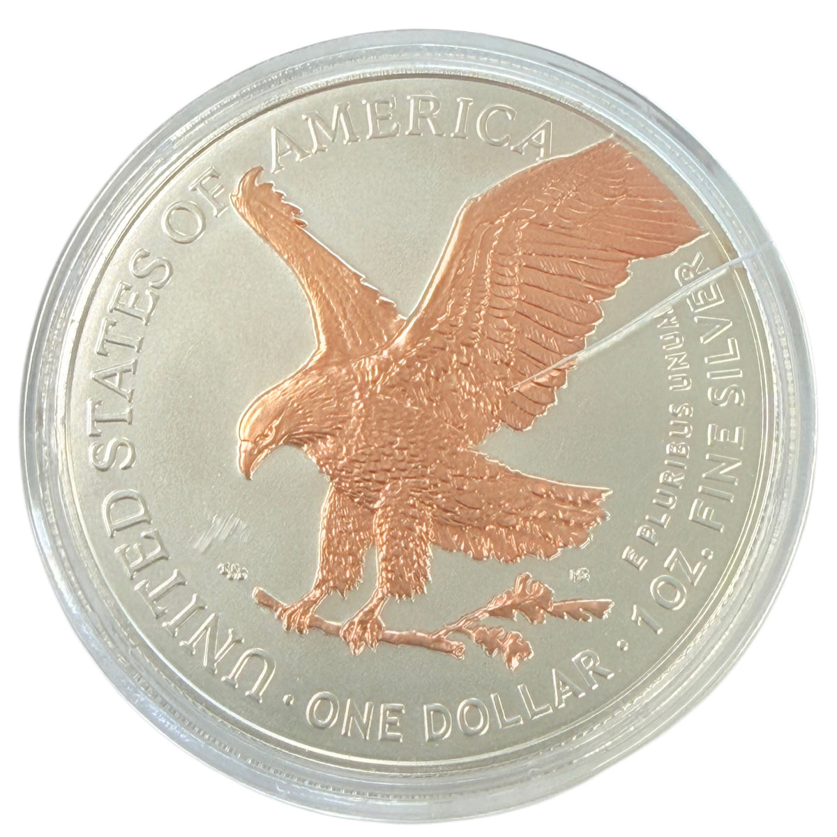 2024 1 oz American Silver Eagle (Gilded)