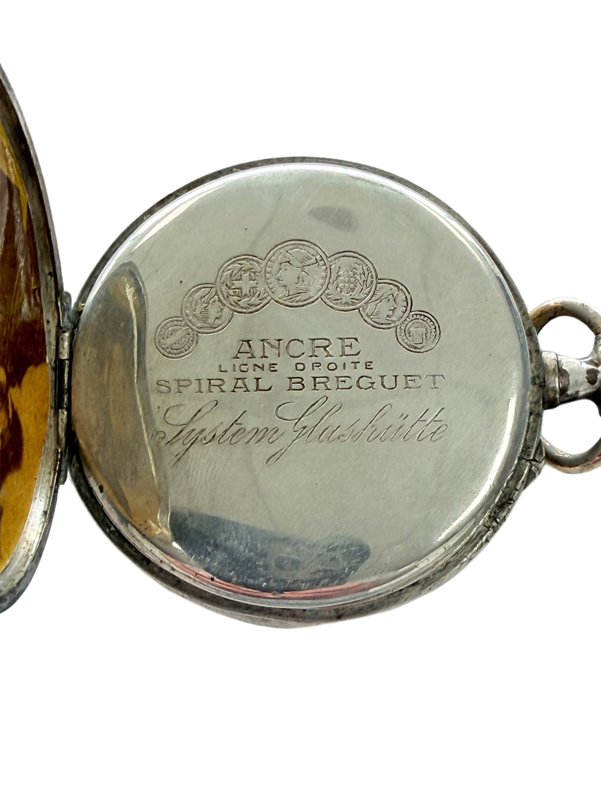 Vintage System Glashutte .800 Silver Pocket Watch (Running)