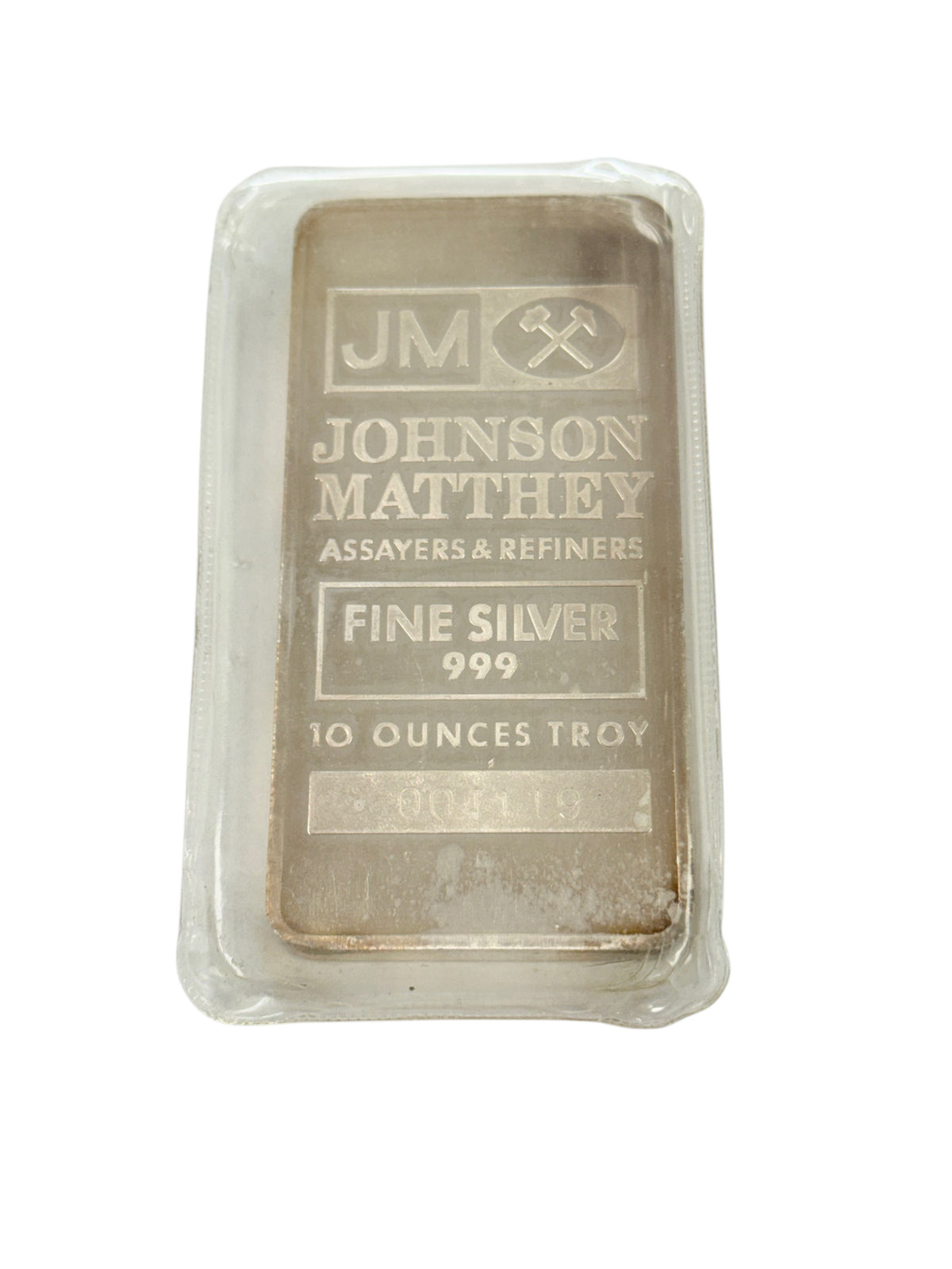 1982 Johnson Matthey Escalante Mint 10 oz Silver Bar (Sealed)