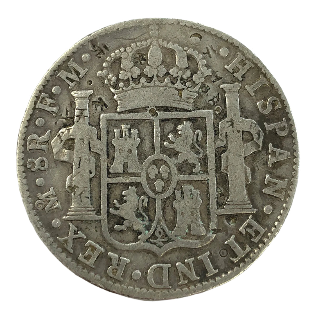 1789 Mo FM Mexico 8 Reales With Chopmarks